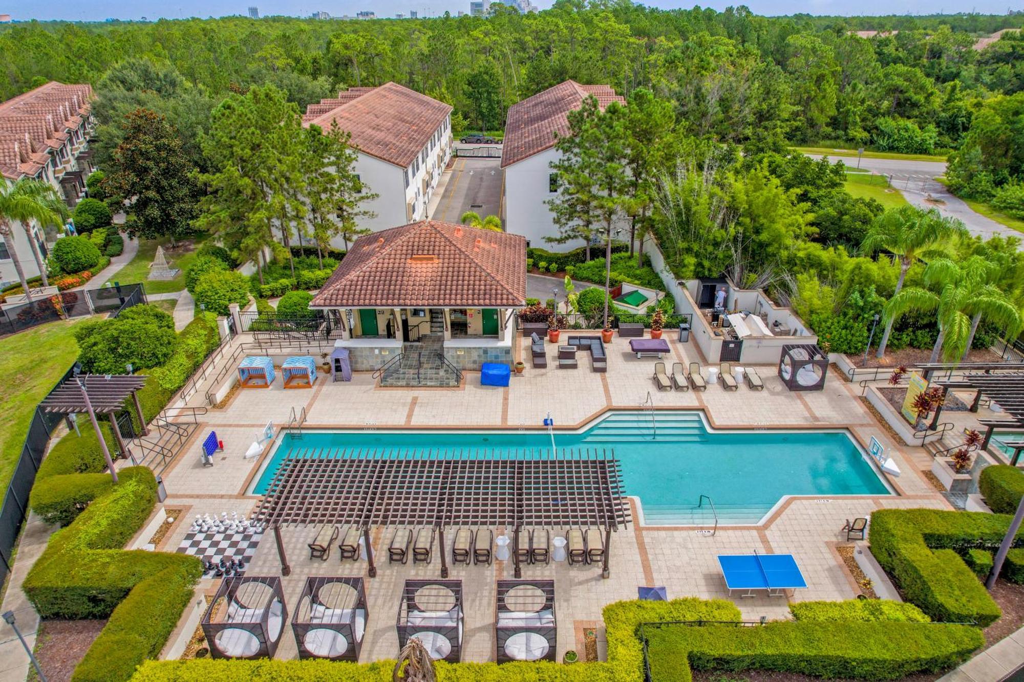 Cozy & Elegant 4Br Enchanted Townhouse - 1 Mile To Disney With Resort Pool, Gym, & Jacuzzi Orlando Esterno foto